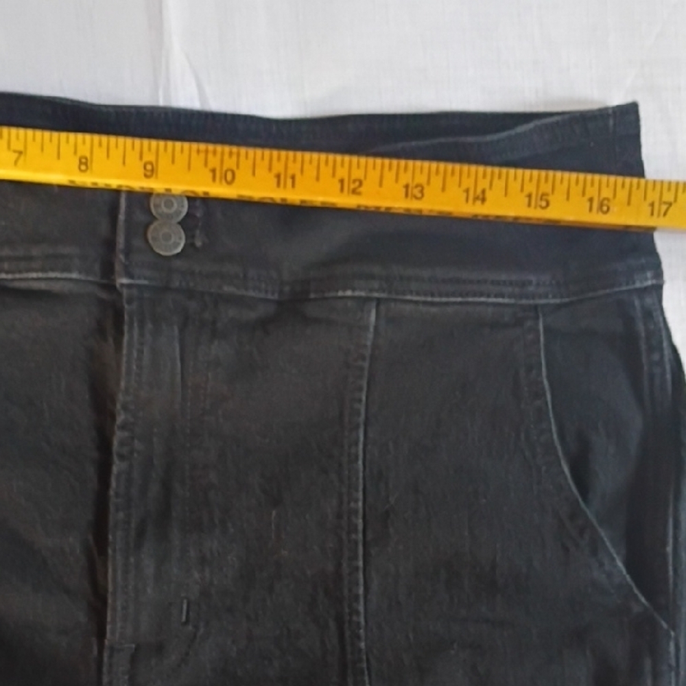 Madewell The Perfect Vintage HibRise Black Ankle Jeans Size 31 - Picture 6 of 12